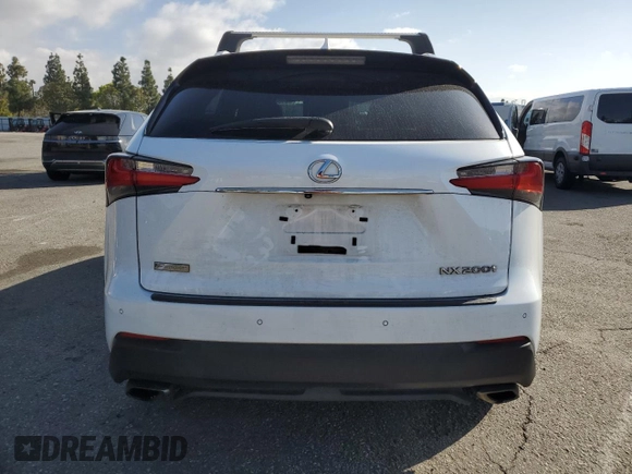 2016 Lexus NX 200t with VIN JTJYARBZ2G2046702, listed as a Copart auction lot 51522885 with 155,410 mi miles and Salvage Title. Bid and sale history available at carsss.com. Image 6.