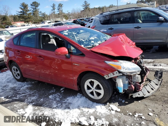 2015 Toyota Prius Four with VIN JTDKN3DU6F0479395, listed as a Copart auction lot 45662475 with Not Provided miles and Salvage Title. Bid and sale history available at DreamBid. Image 4.