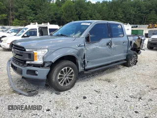 2019 Ford F-150 XL z VIN 1FTEW1EP5KFB45129, wystawiony jako Copart lot #60738375 z przebiegiem 64 610 mil mil oraz Szkoda całkowita • Salvage title. Historia ofert i sprzedaży dostępna na DreamBid. Obrazek 1.