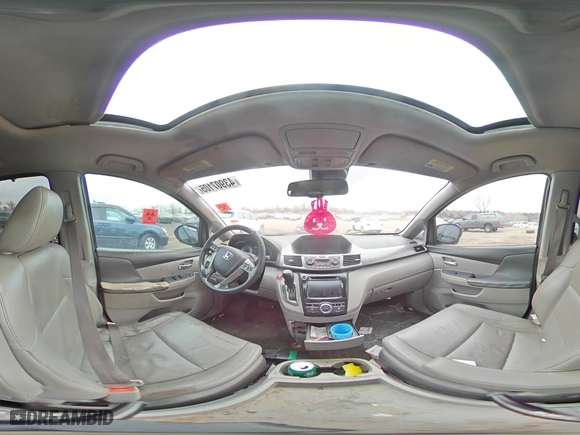 2016 Honda Odyssey EX-L with VIN 5FNRL5H64GB037505, listed as a Copart auction lot 43907105 with 208,709 mi miles and Salvage Title. Bid and sale history available at carsss.com. Image 14.