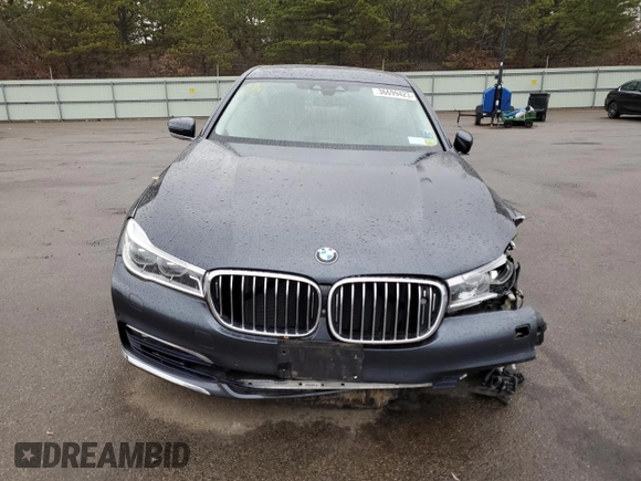 2016 BMW 7 Series 750i xDrive with VIN WBA7F2C57GG415427, listed as a Copart auction lot 36699423 with 0 mi miles. Bid and sale history available at carsss.com. Image 5.