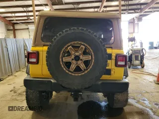 2020 Jeep Wrangler Sport S с VIN 1C4GJXAG2LW215350, выставлен на аукционе Copart как лот 51600615 с пробегом 85 082 миль миль и Списание • Salvage title. История ставок и продаж доступна на DreamBid. Изображение 6.