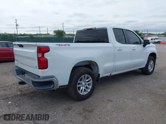 2020 Chevrolet Silverado 1500 LT with VIN 1GCRYDED5LZ261062, listed as a IAAI auction lot 42123904 with 115,407 mi miles. Bid and sale history available at carsss.com. Image 4.