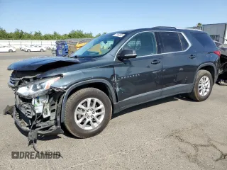 2018 Chevrolet Traverse LT Cloth with VIN 1GNERGKW1JJ218862, listed as a Copart auction lot 61662825 with 152,342 mi miles and Salvage title. Bid and sale history available at DreamBid. Image 1.