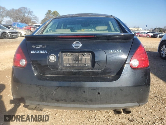 2007 Nissan Maxima 3.5 SL with VIN 1N4BA41E37C842742, listed as a Copart auction lot 88297005 with 201,818 mi miles and Salvage Title. Bid and sale history available at carsss.com. Image 6.