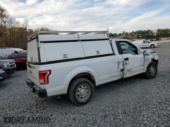 2017 Ford F-150 XL with VIN 1FTMF1CPXHKC08837, listed as a Copart auction lot 77782294 with 196,336 mi miles and Salvage title. Bid and sale history available at DreamBid. Image 3.