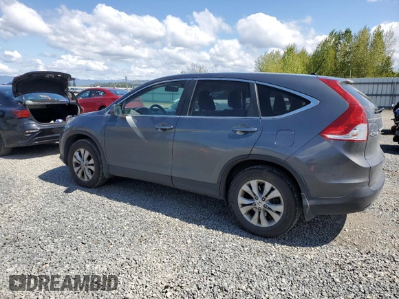 2013 Honda CR-V EX with VIN 5J6RM4H57DL002586, listed as a Copart auction lot 54277565 with 129,164 mi miles and Salvage Title. Bid and sale history available at carsss.com. Image 2.