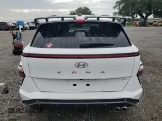 2024 Hyundai Kona N Line with VIN KM8HA3A31RU108350, listed as a Copart auction lot 62904154 with 3,912 mi miles and Salvage Title. Bid and sale history available at carsss.com. Image 6.