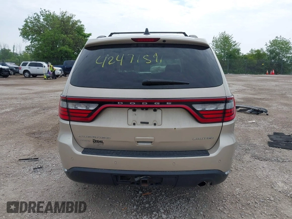 2015 Dodge Durango Limited with VIN 1C4RDJDGXFC709728, listed as a IAAI auction lot 42471591 with 159,115 mi miles and . Bid and sale history available at DreamBid. Image 15.