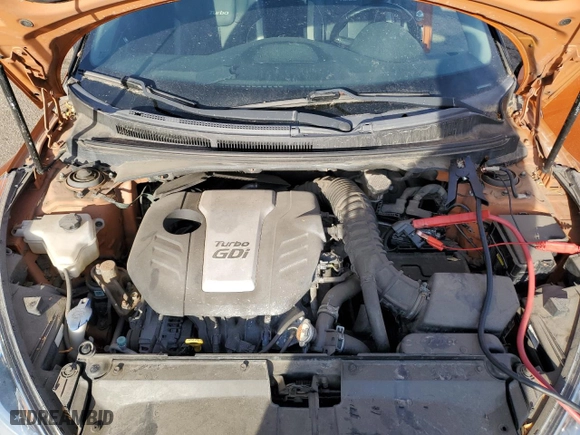 2015 Hyundai Veloster Turbo with VIN KMHTC6AE8FU229699, listed as a Copart auction lot 48534355 with 74,998 mi miles and Non Repairable. Bid and sale history available at carsss.com. Image 11.