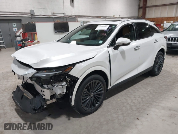 2025 Lexus RX 350 with VIN 2T2BAMCA3SC092209, listed as a IAAI auction lot 41886645 with 259 mi miles and . Bid and sale history available at DreamBid. Image 17.