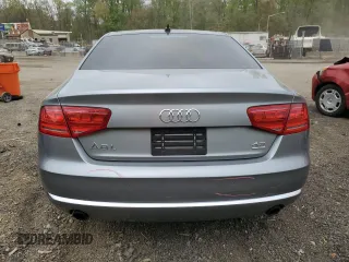 2012 Audi A8 L with VIN WAURVAFD3CN018800, listed as a Copart auction lot 53815475 with 85,417 mi miles and Salvage Title. Bid and sale history available at carsss.com. Image 6.