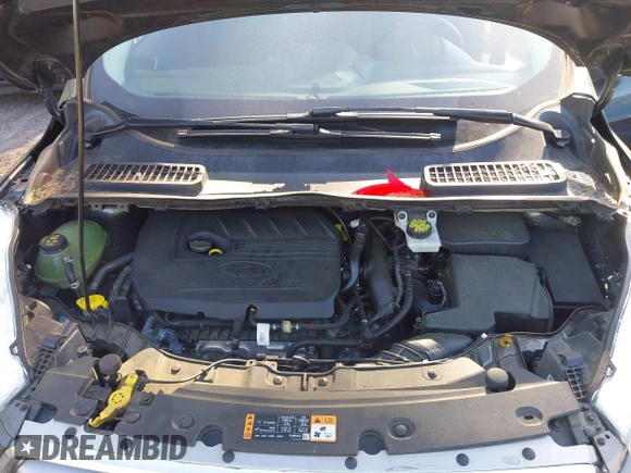 2017 Ford Escape SE z VIN 1FMCU0GDXHUB66813, wystawiony jako IAAI lot #42056150 z przebiegiem 86 915 mil mil oraz . Historia ofert i sprzedaży dostępna na DreamBid. Obrazek 10.