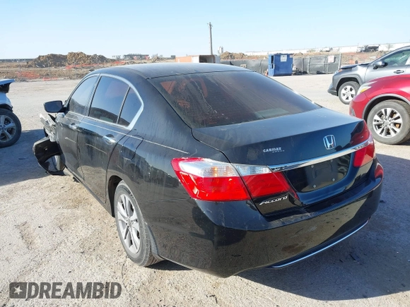 2015 Honda Accord LX with VIN 1HGCR2F30FA095213, listed as a IAAI auction lot 41831332 with 142,284 mi miles and . Bid and sale history available at DreamBid. Image 3.