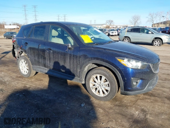 2014 Mazda CX-5 Touring with VIN JM3KE2CY8E0375009, listed as a IAAI auction lot 41420045 with 138,404 mi miles. Bid and sale history available at carsss.com. Image 1.