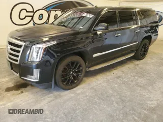 2015 Cadillac Escalade ESV Luxury z VIN 1GYS4HKJ1FR262402, wystawiony jako Copart lot #58119475 z przebiegiem 134 365 mil mil oraz Czysty tytuł • Clean title. Historia ofert i sprzedaży dostępna na DreamBid. Obrazek 1.