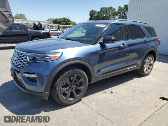 2020 Ford Explorer Platinum с VIN 1FM5K8HC7LGB53723, выставлен на аукционе Copart как лот 55531435 с пробегом 51 989 миль миль и Списание • Salvage title. История ставок и продаж доступна на DreamBid. Изображение 1.