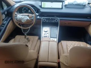 2023 Genesis GV80 with VIN KMUHCESCXPU120743, listed as a Copart auction lot 55306585 with 48,913 mi miles and Salvage title. Bid and sale history available at DreamBid. Image 8.