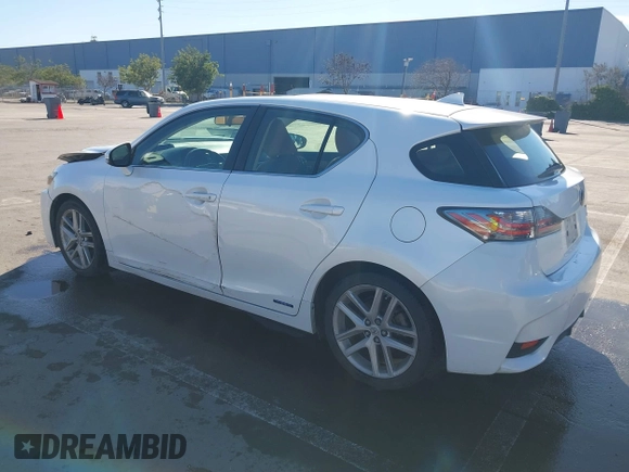 2014 Lexus CT 200h with VIN JTHKD5BH5E2203604, listed as a IAAI auction lot 41372030 with 147,449 mi miles and . Bid and sale history available at DreamBid. Image 3.