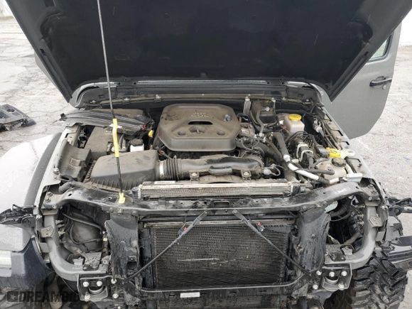 2020 Jeep Wrangler Unlimited Rubicon with VIN 1C4HJXFN0LW157167, listed as a Copart auction lot 47778495 with 43,761 mi miles and Salvage Title. Bid and sale history available at carsss.com. Image 12.