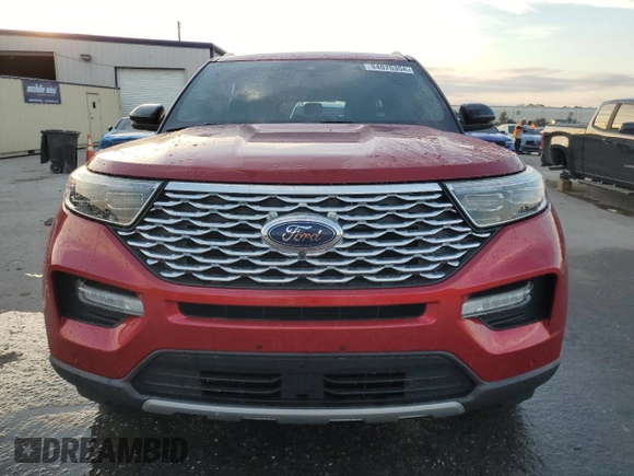 2020 Ford Explorer Platinum with VIN 1FM5K8HC7LGB80498, listed as a Copart auction lot 84075354 with 53,302 mi miles and Salvage Title. Bid and sale history available at carsss.com. Image 5.