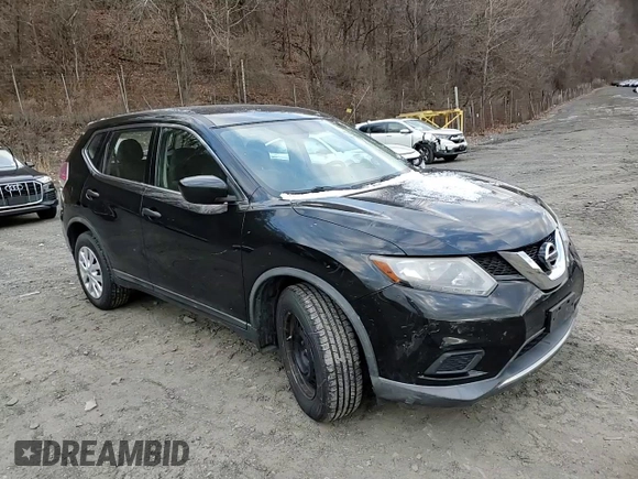 2016 Nissan Rogue SV with VIN KNMAT2MV6GP651437, listed as a Copart auction lot 41403585 with 189,693 mi miles and Salvage Title. Bid and sale history available at carsss.com. Image 14.