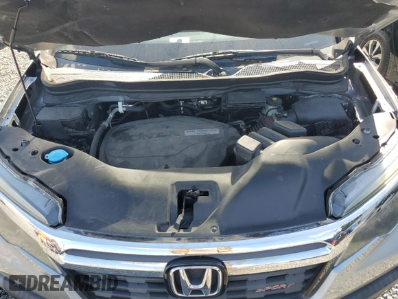 2019 Honda Ridgeline Sport with VIN 5FPYK2F16KB008317, listed as a Copart auction lot 56518995 with Not provided miles and Salvage title. Bid and sale history available at DreamBid. Image 11.