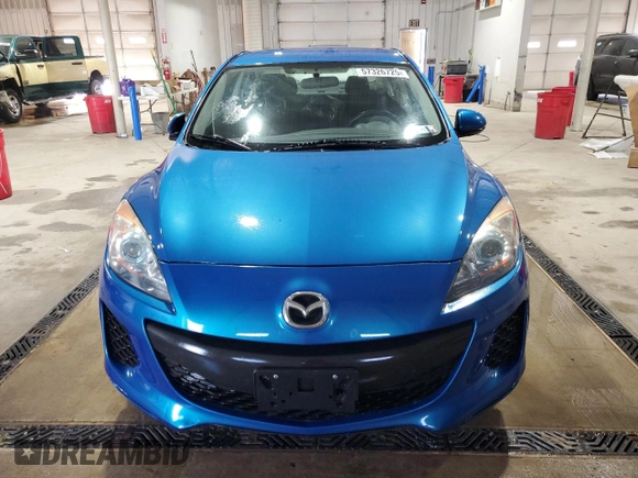 2012 Mazda 3 i Touring with VIN JM1BL1V88C1683763, listed as a Copart auction lot 57326725 with 132,544 mi miles and Salvage title. Bid and sale history available at DreamBid. Image 5.