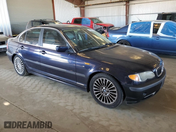 2002 BMW 3 Series 330i with VIN WBAEV53432KM15028, listed as a Copart auction lot 45958805 with 200,546 mi miles and Salvage Title. Bid and sale history available at carsss.com. Image 4.
