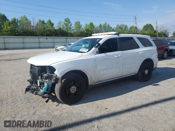2021 Dodge Durango Special Service with VIN 1C4RDJFGXMC849739, listed as a Copart auction lot 53867175 with 59,258 mi miles and Salvage title. Bid and sale history available at DreamBid. Image 1.