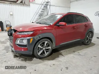 2018 Hyundai Kona Limited with VIN KM8K33A53JU099558, listed as a Copart auction lot 45492725 with 115,298 mi miles and Salvage Title. Bid and sale history available at carsss.com. Image 1.