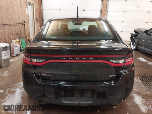 2013 Dodge Dart SXT with VIN 1C3CDFBA9DD290624, listed as a IAAI auction lot 41615782 with 123,432 mi miles. Bid and sale history available at carsss.com. Image 16.
