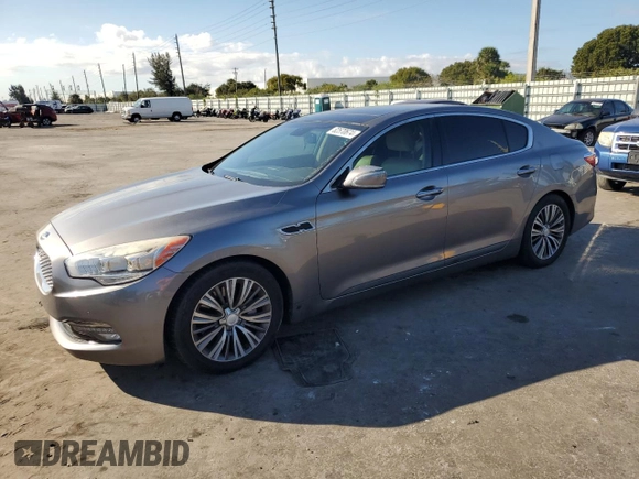 2016 Kia K900 Luxury with VIN KNALU4D3XG6031483, listed as a Copart auction lot 82570674 with 92,402 mi miles and Salvage Title. Bid and sale history available at carsss.com. Image 1.
