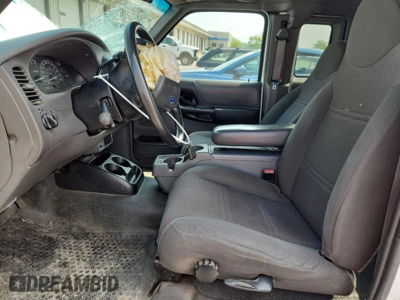 2002 Ford Ranger XL Fleet with VIN 1FTZR45E22PA53771, listed as a Copart auction lot 59561425 with 134,977 mi miles and Salvage title. Bid and sale history available at DreamBid. Image 7.