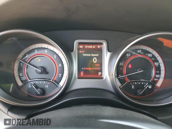 2017 Dodge Journey Crossroad Plus with VIN 3C4PDDGG0HT513681, listed as a Copart auction lot 50702115 with 131,448 mi miles and Salvage title. Bid and sale history available at DreamBid. Image 9.