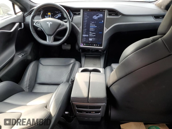 2018 Tesla Model S 75D with VIN 5YJSA1E20JF283959, listed as a Copart auction lot 59386465 with 75,078 mi miles and Salvage title. Bid and sale history available at DreamBid. Image 8.