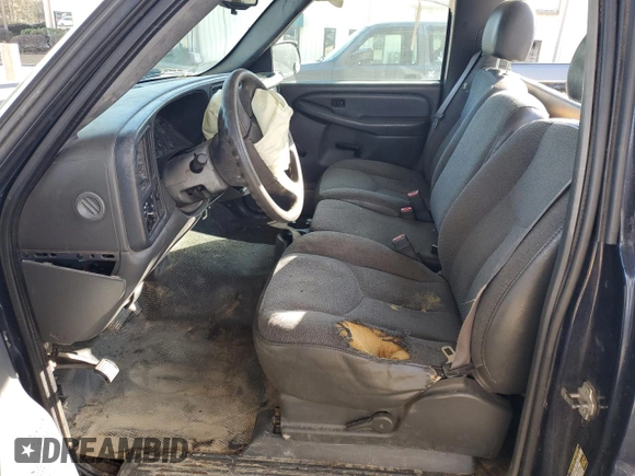 2005 Chevrolet Silverado 1500 Work Truck with VIN 1GCEC14X35Z298508, listed as a Copart auction lot 45917835 with 0 mi miles and Salvage Title. Bid and sale history available at carsss.com. Image 7.