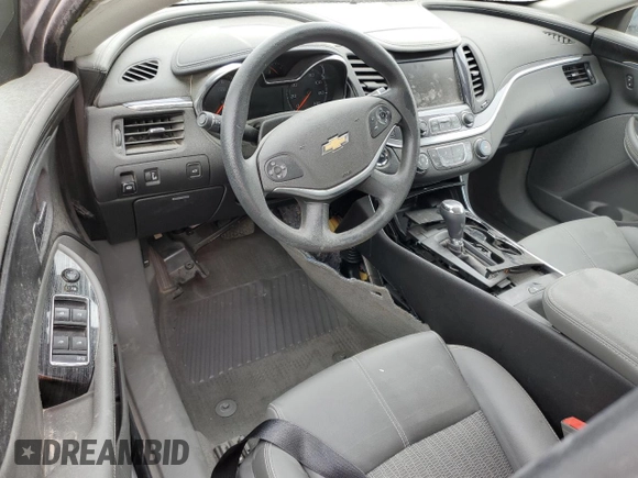 2019 Chevrolet Impala LS with VIN 2G11X5S33K9108635, listed as a Copart auction lot 49684115 with 90,828 mi miles and Salvage Title. Bid and sale history available at DreamBid. Image 8.