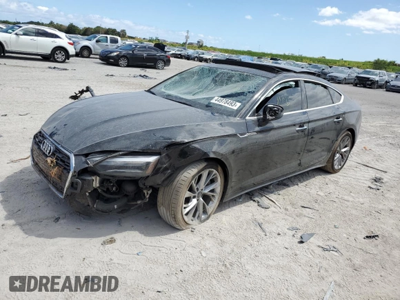 2020 Audi A5 Sportback Premium with VIN WAUANCF51LA006119, listed as a Copart auction lot 44978493 with 0 mi miles. Bid and sale history available at carsss.com. Image 1.