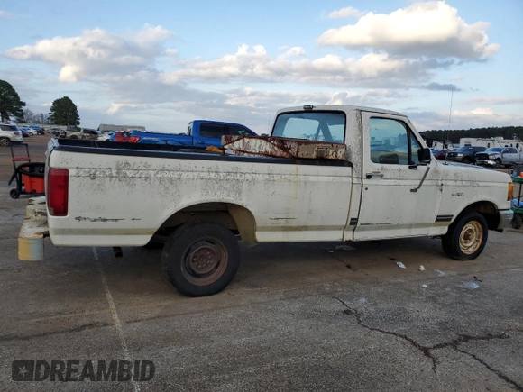 1991 Ford F-150 with VIN 1FTEF15Y1MLA81507, listed as a Copart auction lot 85384864 with 61,702 mi miles and Clean Title. Bid and sale history available at carsss.com. Image 3.