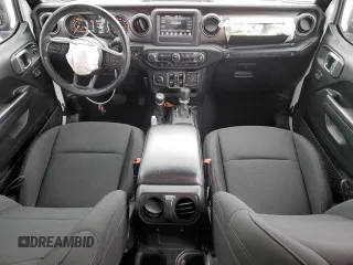 2021 Jeep Wrangler Unlimited Willys with VIN 1C4HJXDN2MW611018, listed as a Copart auction lot 50521595 with 68,724 mi miles and Salvage title. Bid and sale history available at DreamBid. Image 8.