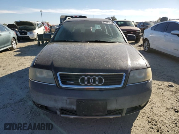 2001 Audi allroad A6 V8 with VIN WAUYP64B11N101255, listed as a Copart auction lot 77422544 with 212,333 mi miles and Salvage Title. Bid and sale history available at DreamBid. Image 5.