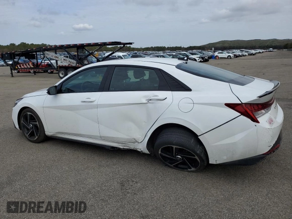 2023 Hyundai Elantra N Line z VIN KMHLR4AF2PU400167, wystawiony jako Copart lot #52502195 z przebiegiem 35 397 mil mil oraz Szkoda całkowita • Salvage title. Historia ofert i sprzedaży dostępna na DreamBid. Obrazek 2.