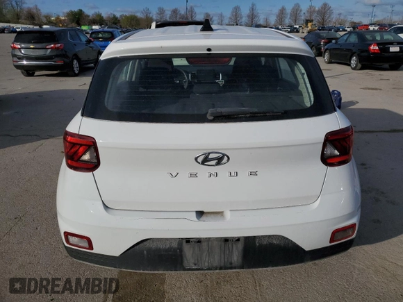 2022 Hyundai Venue SE with VIN KMHRB8A38NU146330, listed as a Copart auction lot 49507925 with 76,285 mi miles and Salvage Title. Bid and sale history available at DreamBid. Image 6.