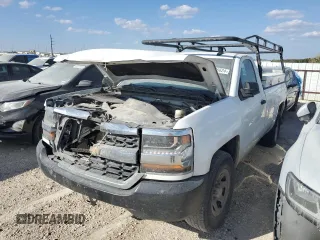 2017 Chevrolet Silverado 1500 LS with VIN 1GCNCNEC9HZ221522, listed as a Copart auction lot 76026624 with 204,267 mi miles and Salvage Title. Bid and sale history available at carsss.com. Image 1.