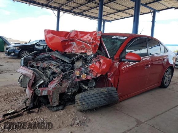 2012 Chevrolet Cruze 2LT with VIN 1G1PG5SC0C7152847, listed as a Copart auction lot 51389975 with 174,511 mi miles and Salvage Title. Bid and sale history available at DreamBid. Image 1.