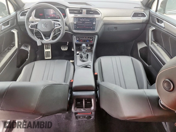 2022 Volkswagen Tiguan SE R-Line Black with VIN 3VVCB7AX5NM016910, listed as a Copart auction lot 57120005 with 54,812 mi miles and Salvage title. Bid and sale history available at DreamBid. Image 8.