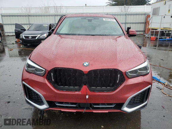 2017 BMW X6 xDrive40i with VIN 5UXCY6C07N9L61506, listed as a Copart auction lot 80825843 with Not Provided miles. Bid and sale history available at carsss.com. Image 5.