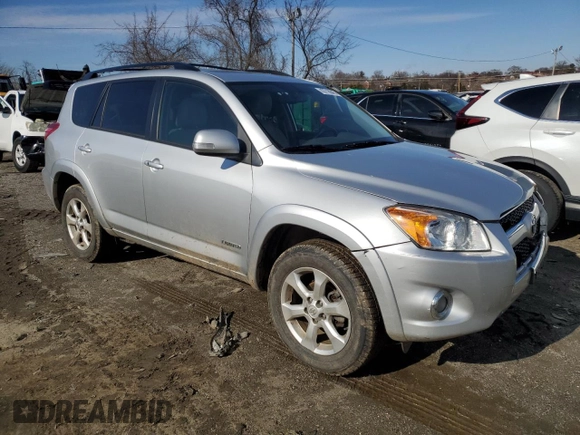 2010 Toyota RAV4 Ltd with VIN JTMDF4DV6A5022859, listed as a Copart auction lot 43718845 with 81,279 mi miles and Salvage Title. Bid and sale history available at carsss.com. Image 4.