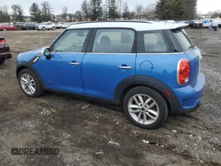 2012 MINI Countryman S with VIN WMWZC5C57CWL62540, listed as a Copart auction lot 43735105 with 86,558 mi miles and Salvage Title. Bid and sale history available at DreamBid. Image 2.